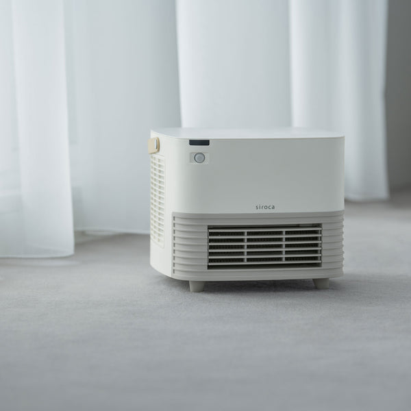 人感センサー付き セラミックファンヒーター ポカCUBE SH-CF251 | シロ