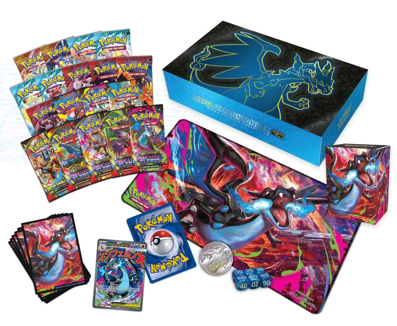 Pokemon - Mega Charizard X EX Ultra Premium Collection (UPC
