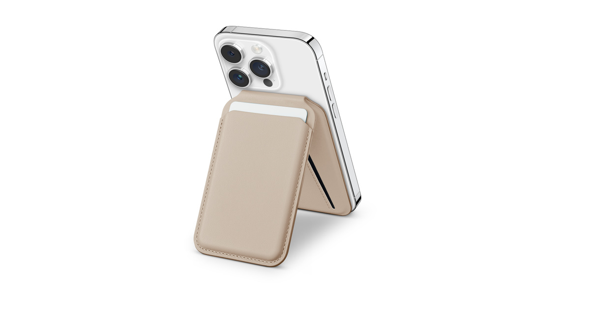 Satechi Magnetic Wallet Stand (MagSafe compatible) - Taupe - Apple