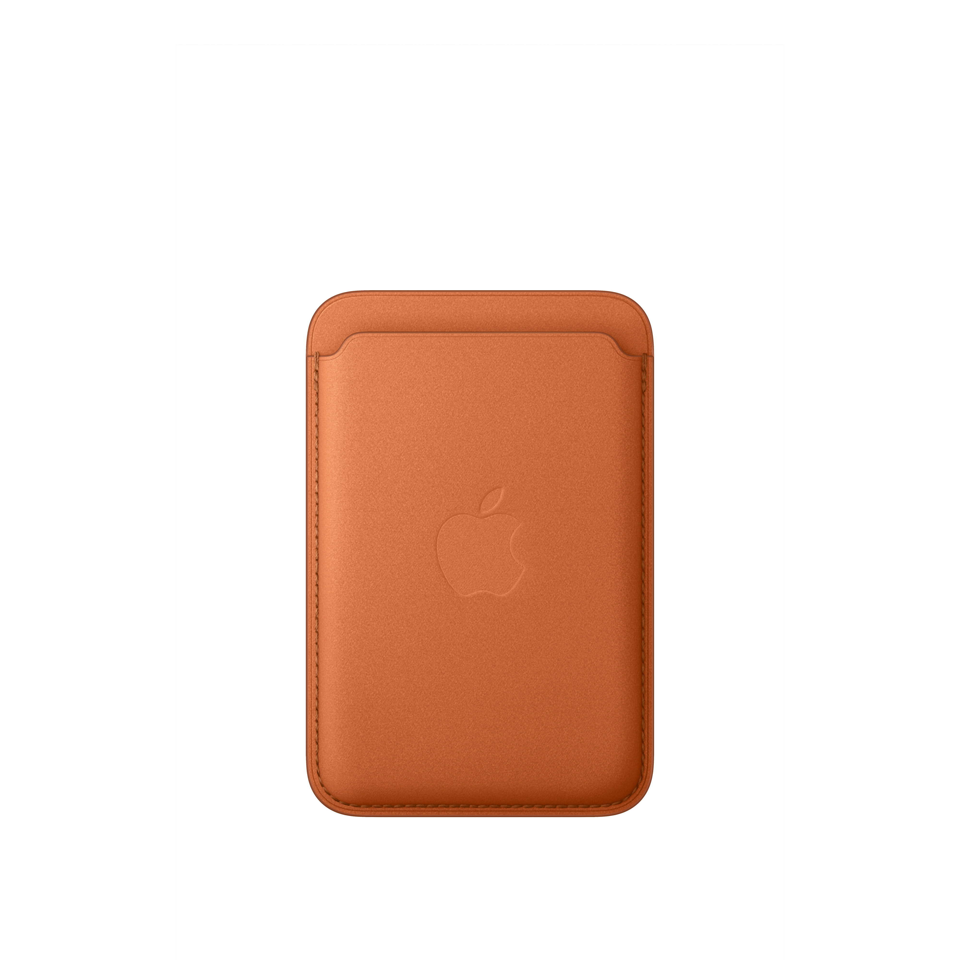 iPhone FineWoven Wallet with MagSafe – Fox Orange - Apple