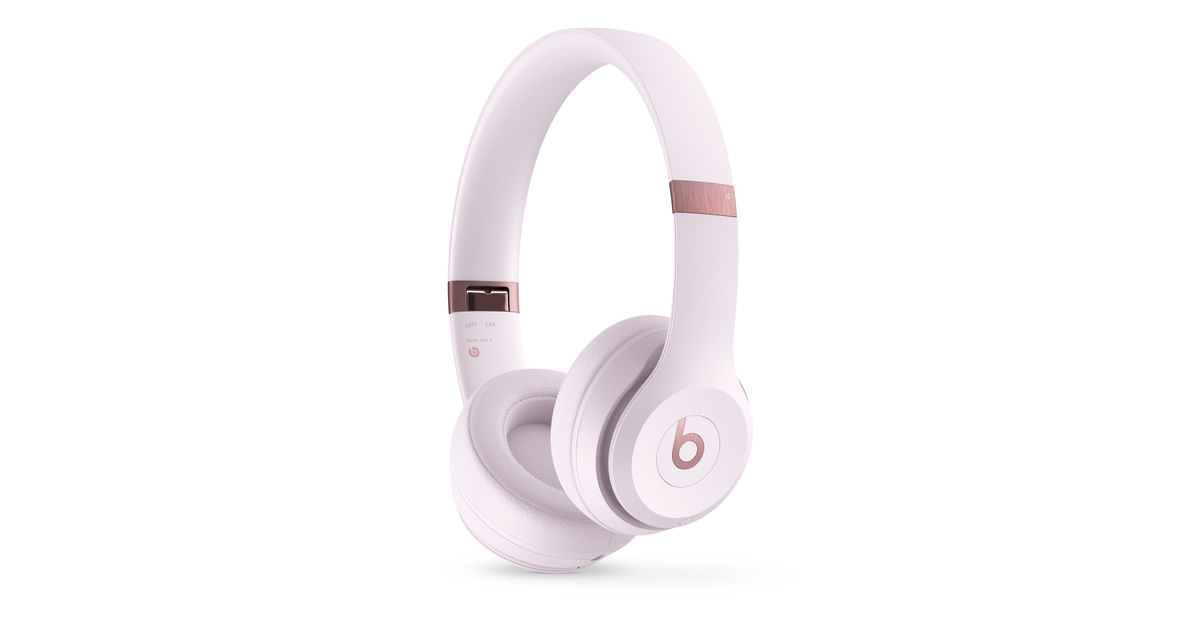 Beats Solo 4 — On-Ear Wireless Headphones — Cloud Pink - Apple (HK)