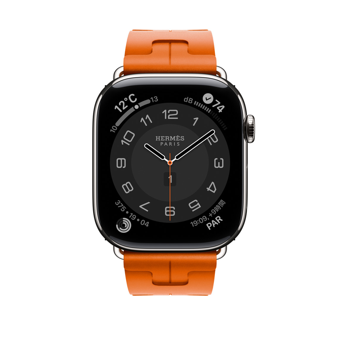 Apple Watch Hermès - 46mmケース用キリム（オレンジ）シンプル