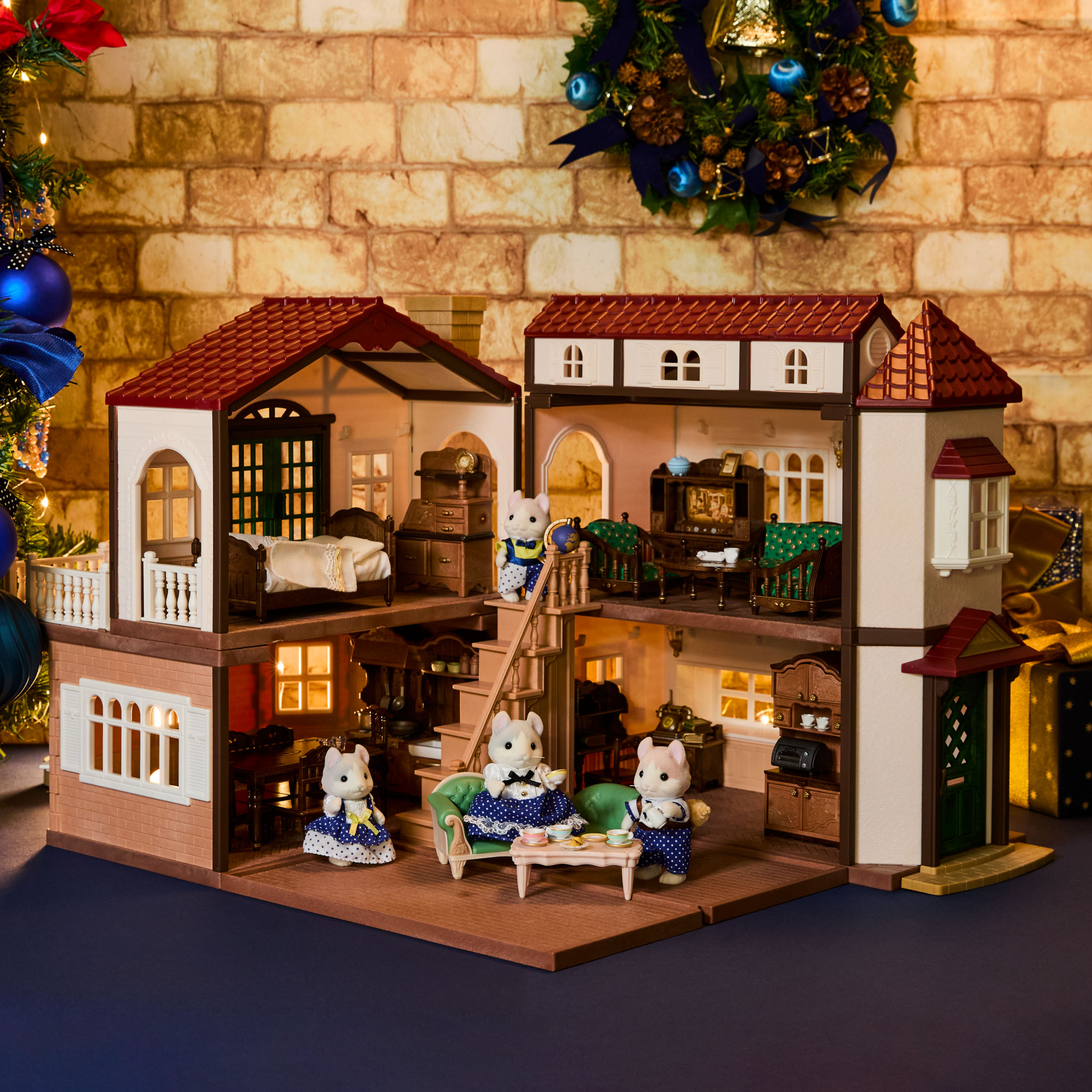 シルバニアファミリー 赤い屋根の大きなお家 クラシックカラー