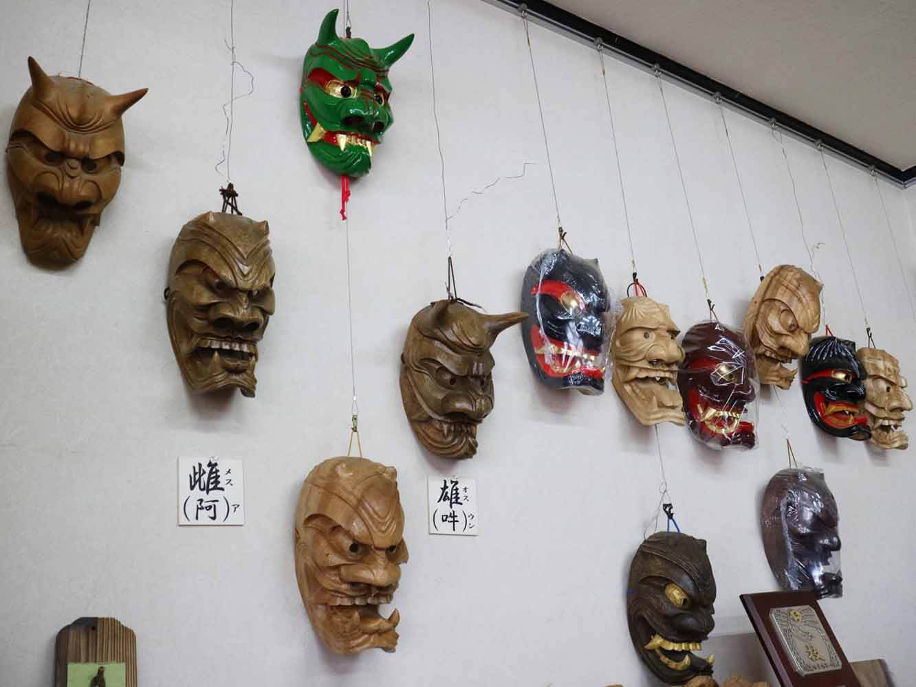 佐賀には人々に愛される鬼がいる？！鹿島の「浮立面」づくりの工房を