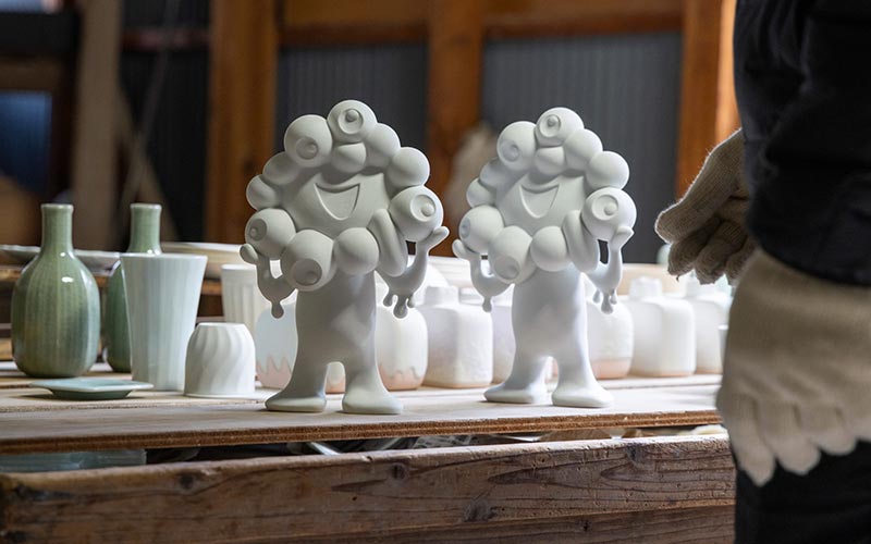 ミャクミャク 備前焼 万博 フィギュア 人形 工芸品 EXPO 万博