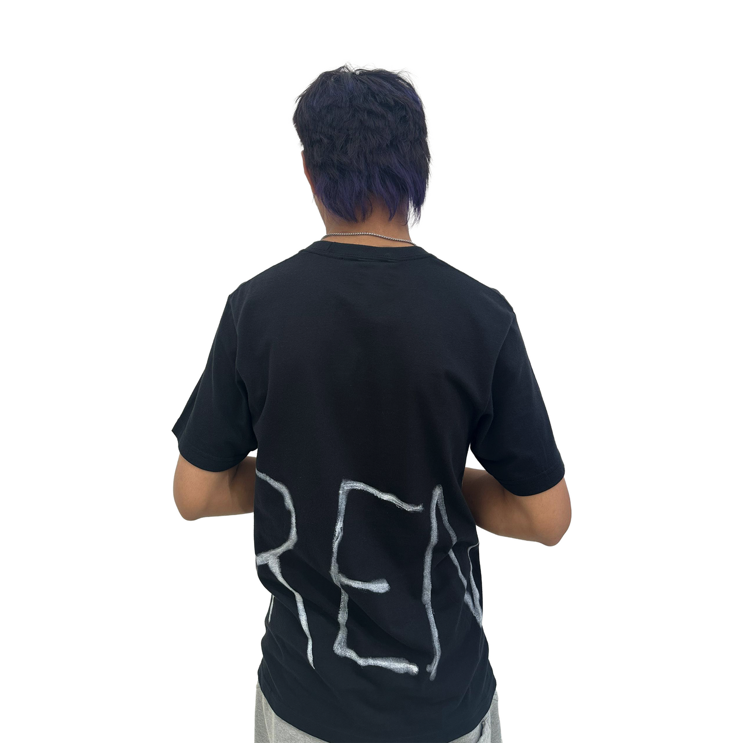 Supreme Painted Tee Black (SS25) – STEALPLUG KL