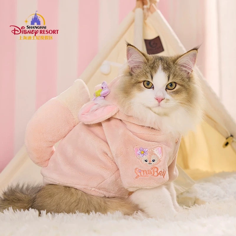 ダッフィーフレンズ ペット用 ウェア 犬服 猫服 暖かい 防寒 綿服 冬服