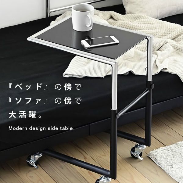 アンティーク】アイアンフレーム ガラステーブル サイドテーブル