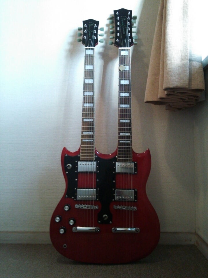 レフティ/左利き】ダブルネック SGタイプ レフティ/左利き】ダブル