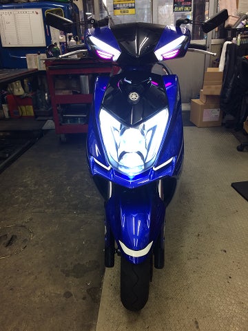 シグナスXSR デュアルLEDプロジェクター 取り付け | 東京大田区の