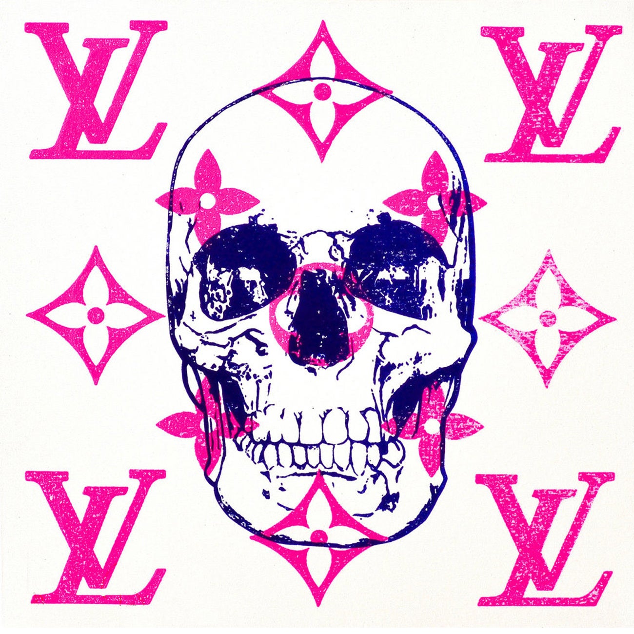 シェーンボーデン Shane Bowden スカル サイン入り 絵画 シェーン