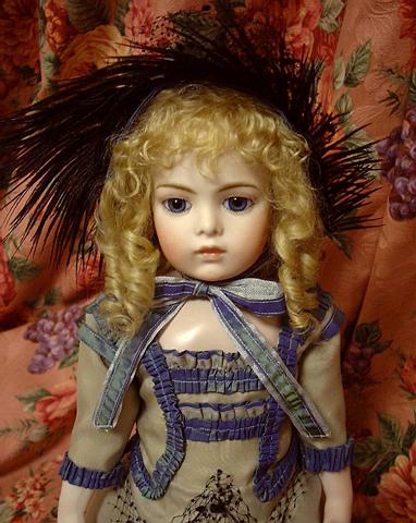 ビスクドール 作家物、1993年 西崎富久子 60センチ シーリー社ボディ