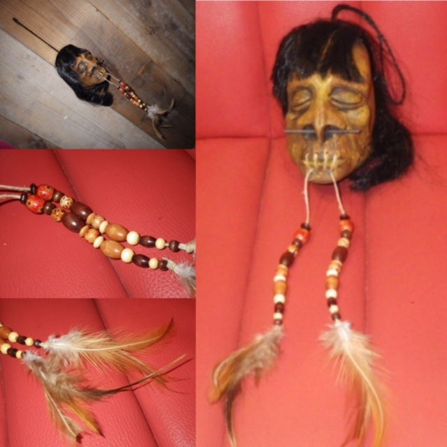 60'S☆シュランケンヘッド☆165☆干し首☆ツァンツァ☆ビンテージ☆悪