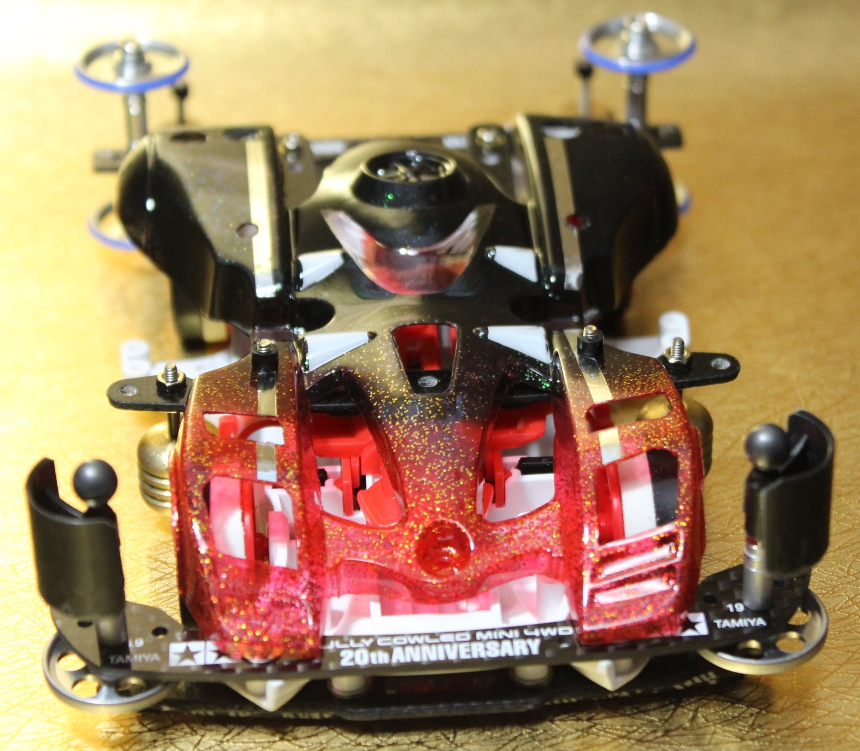 ミニ四駆 完成品 バックブレーダー MSフレキ ボディ提灯 ペラタイヤ