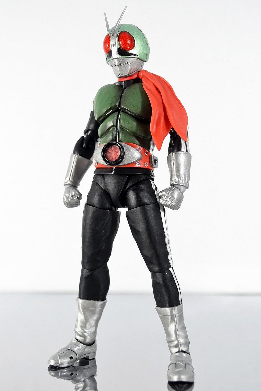 仮面ライダー 旧1号 フィギュア 本郷猛 藤岡弘 昭和 CSM SHF真骨彫 緑