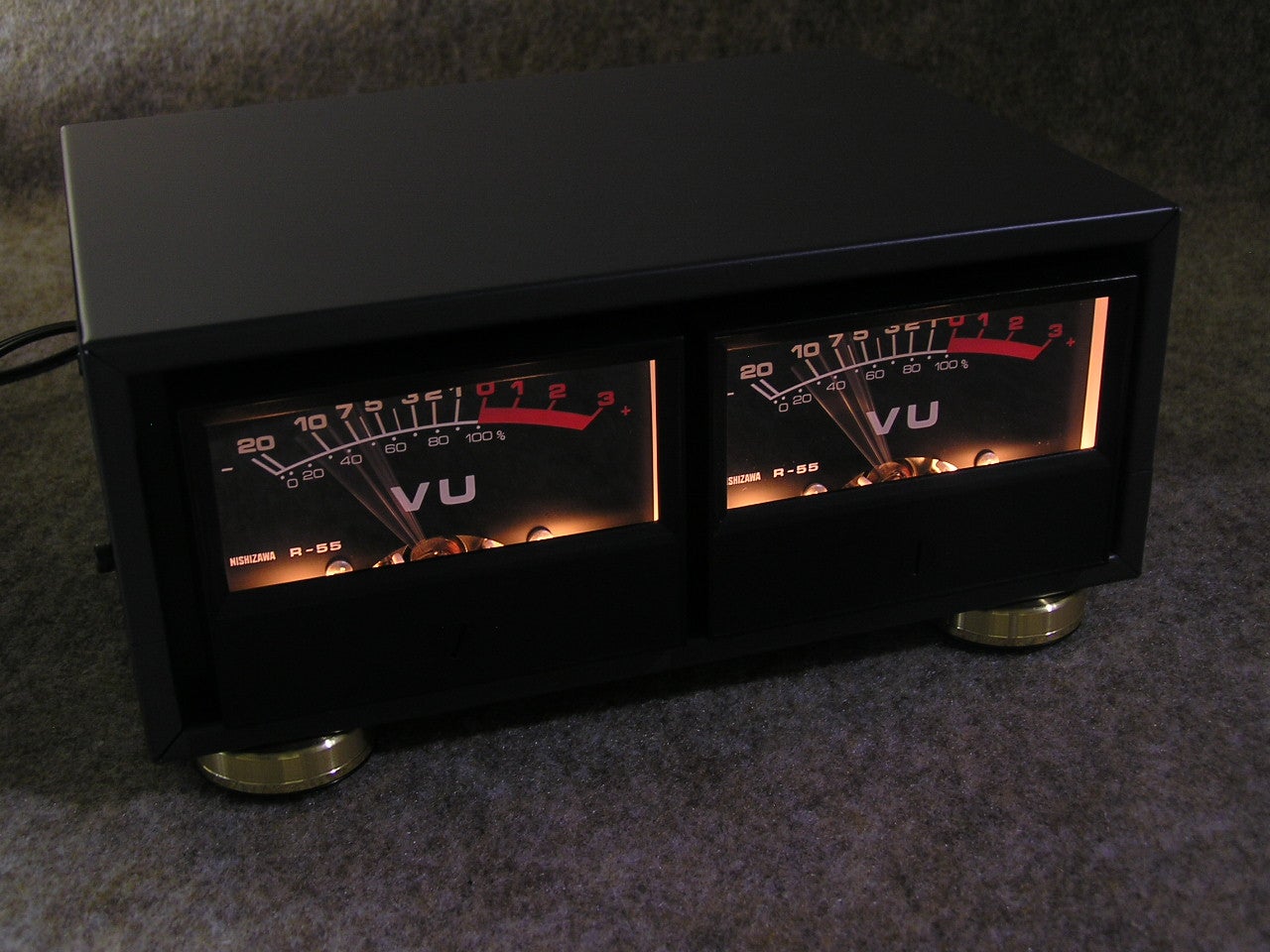 自作ステレオVUメーター194号機（TEACワイドタイプ大型） 自作ステレオ