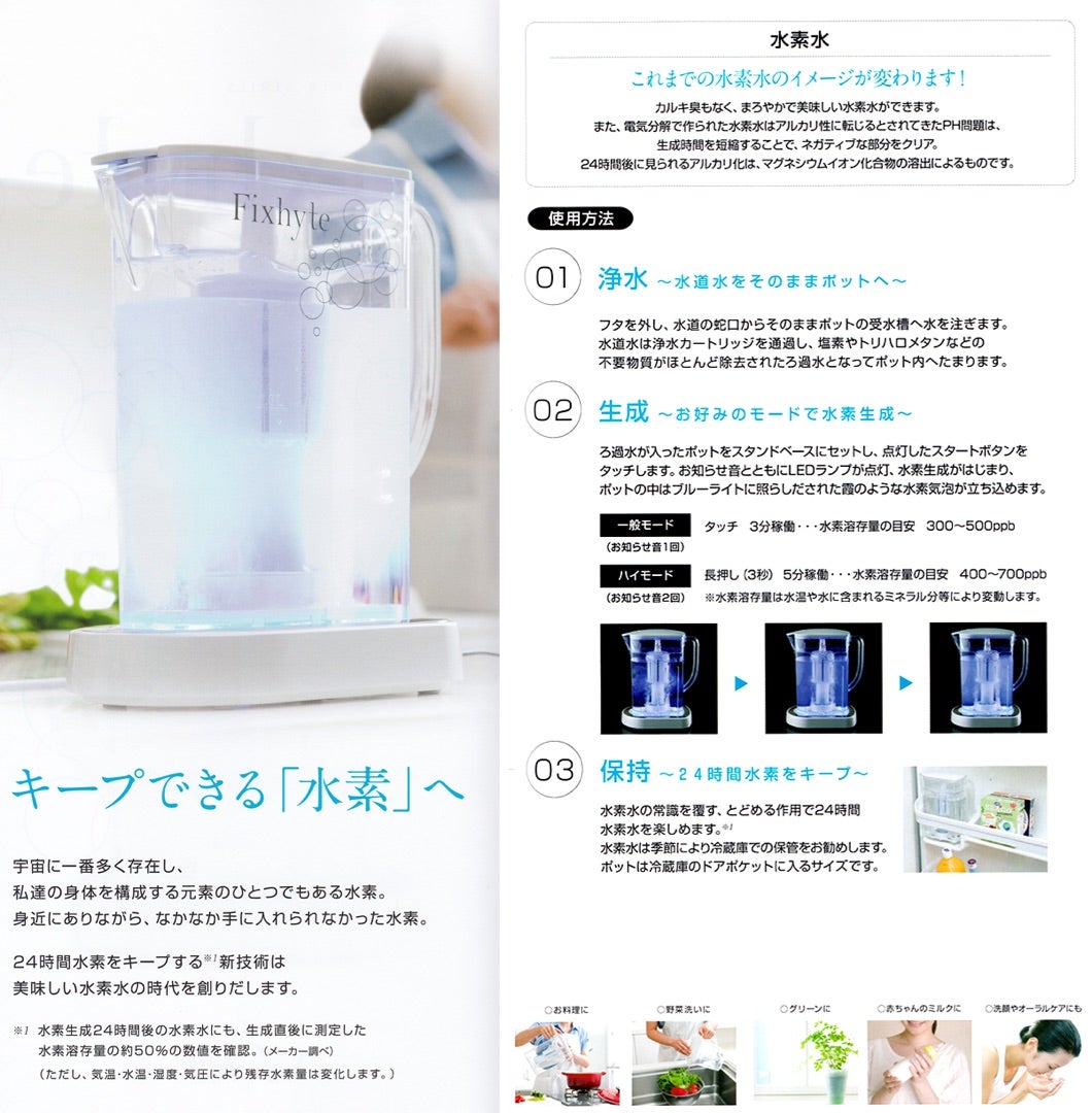 YOSA フィクサイト 水素水生成器