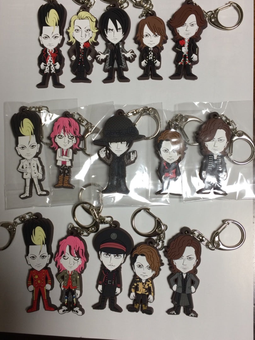 BUCK-TICK ラバーキーホルダー 5個セット③ BUCK-TICK ラバー