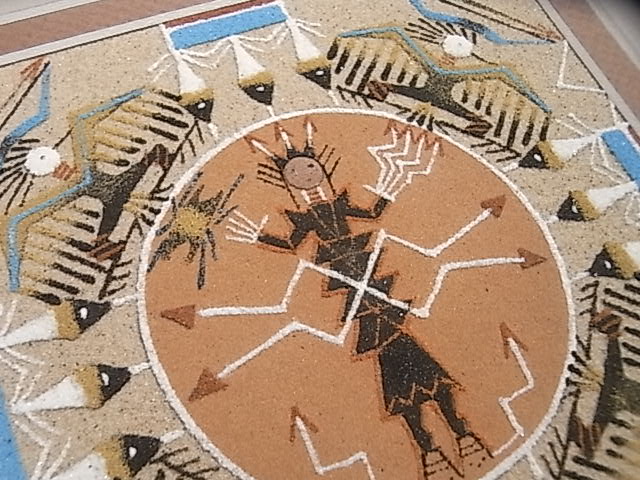 Navajo Sandpainting/ナバホ族伝統工芸サンドペイントいろいろ入荷して
