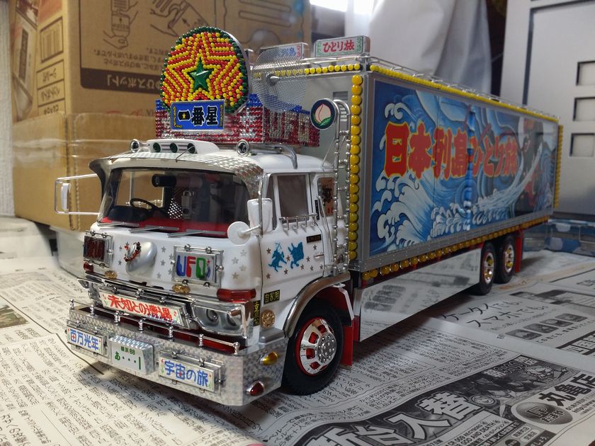 バンダイ 突撃一番星 トラック野郎 プラモデル プラモデルトラック野郎