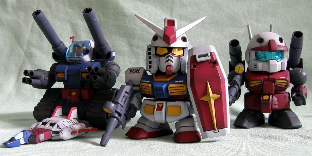 機動戦士ガンダム ガシャポン戦士 SDメカ・ロボケシ V作戦セット 機動