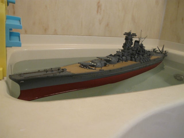 アリイ 1／250 戦艦大和 RC改造～⑯進水式 | DREAM FACTORY