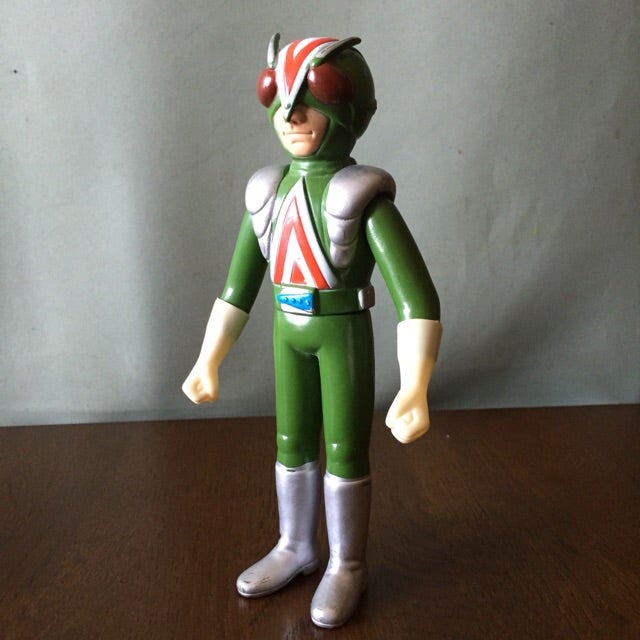 仮面ライダー ソフビ パチソフビ ミドル 盆踊り 当時物 無版権 約17cm