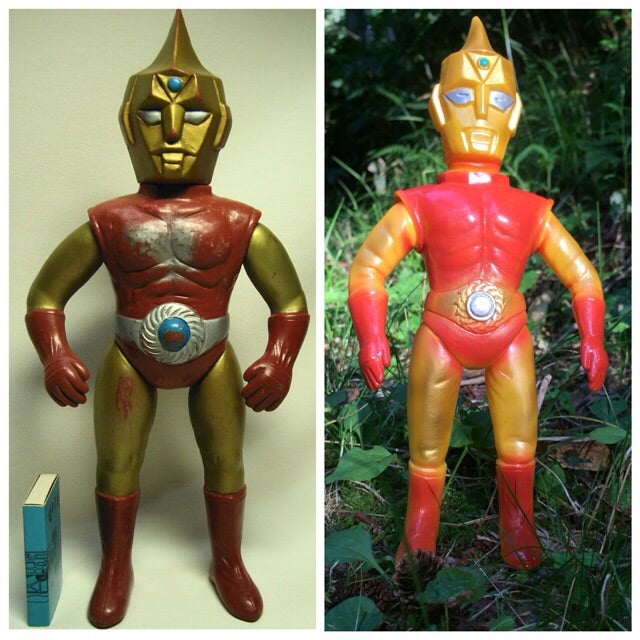 マスダヤ トーキング スペクトルマン ソフビ キングサイズ マスダヤ