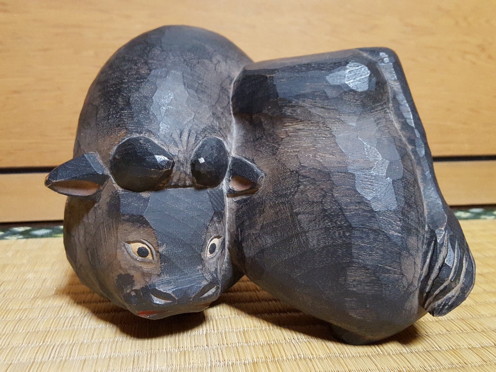 石田えいじさんの作品 | kenの木彫とふるさと大屋のブログ