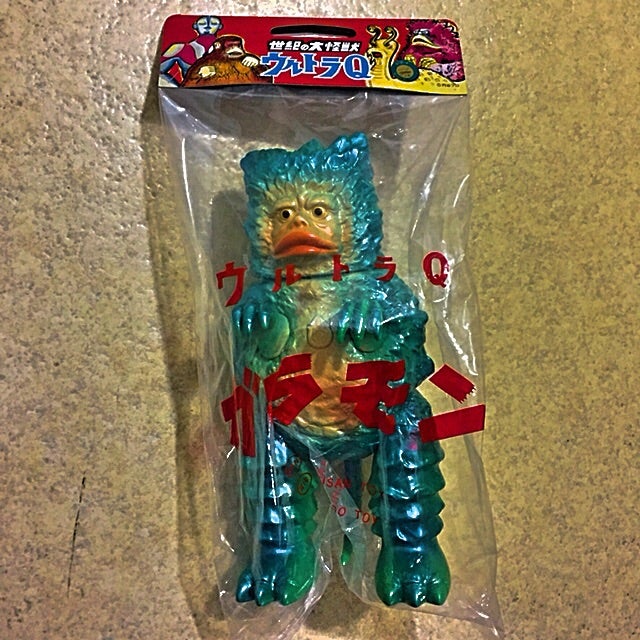 M1号製 マルサン三期ガラモン 豆色ソフビ 復刻版 | 怪獣玩具とカタナと