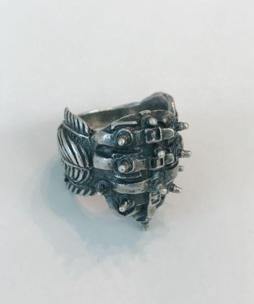 hide LEMONed シルバーリング H.R.ギーガー hide LEMONed シルバー