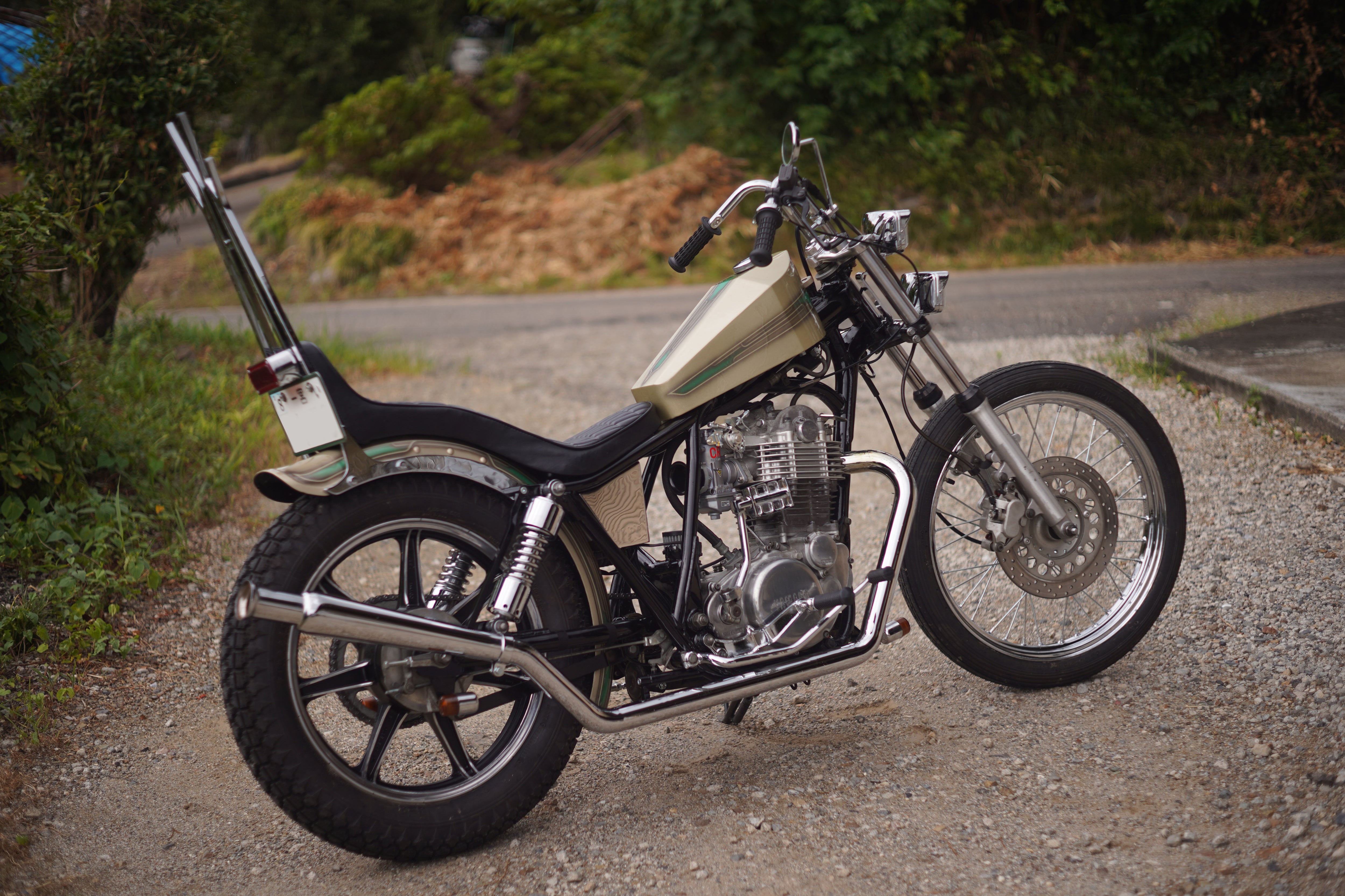 コフィンタンク SR400 T-28 YAMAHA SR400 SR500 コフィンタンク