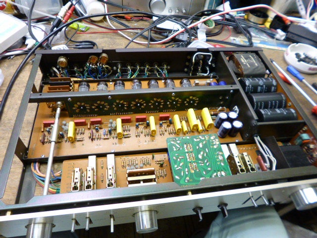 ★真空管プリアンプ　LUXKIT A3032 <コンデンサBitaminQ> ☆真空管プリアンプ LUXKIT A3032 <コンデンサBitaminQ> - yellows.co