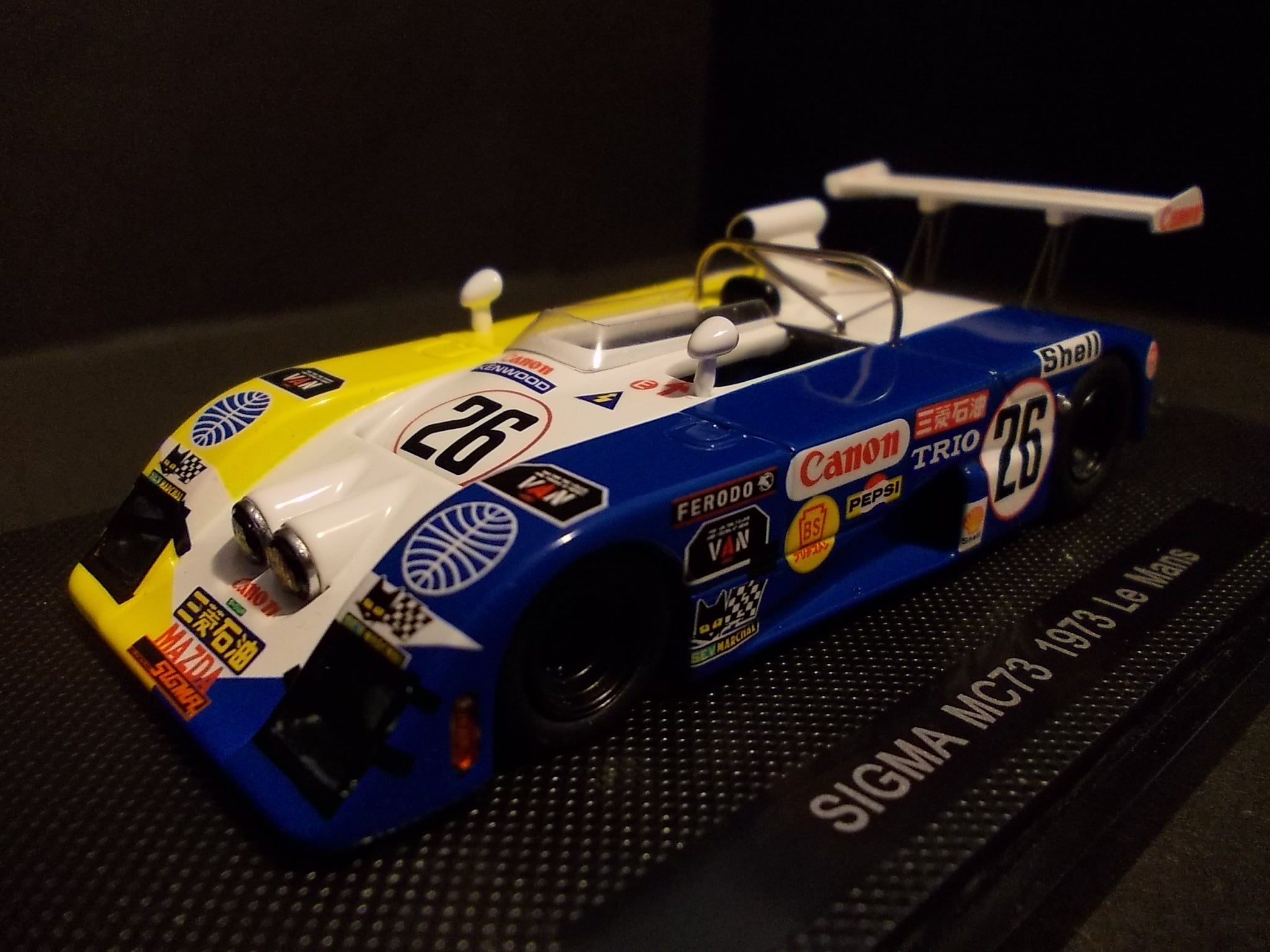 シグマ・MC74☆ルマン優勝30周年メモリアルミニカー☆1974年