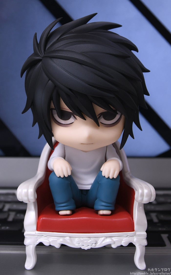 DEATH NOTE(デスノート) L エル ねんど 販売 L 開封 ねんどろいど
