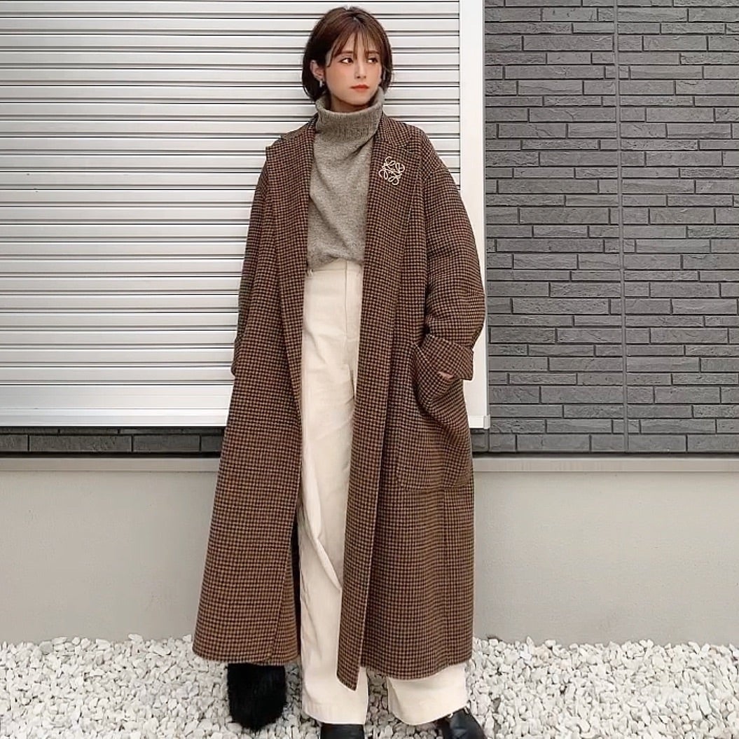 todayful TODAYFUL オーバーチェックコート Over Check Coat オーバー