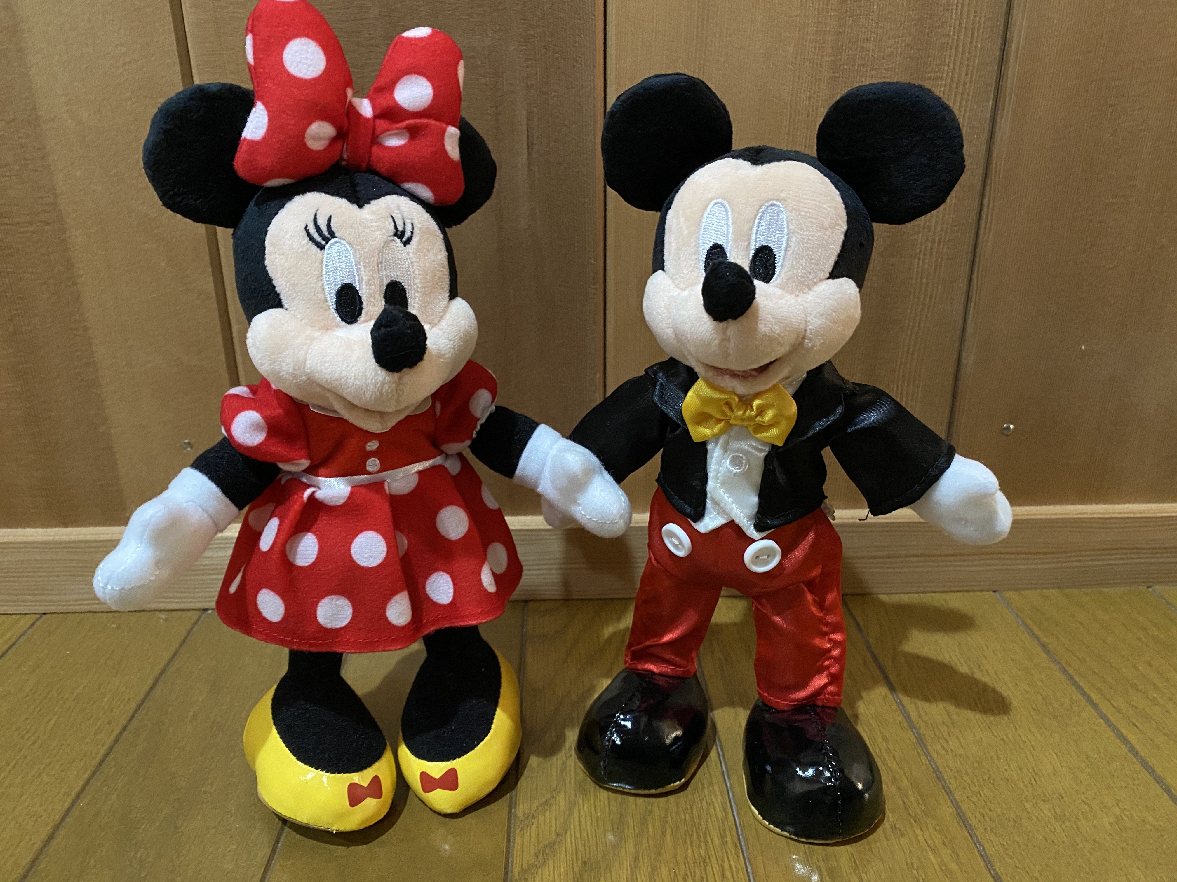 ミッキー&ミニー ぬいぐるみセット ディズニーシー15周年スペシャル