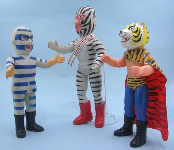 復刻版ソフビ☆獣人ザ・ゴリラマン☆中嶋製作所 タイガーマスク 亀