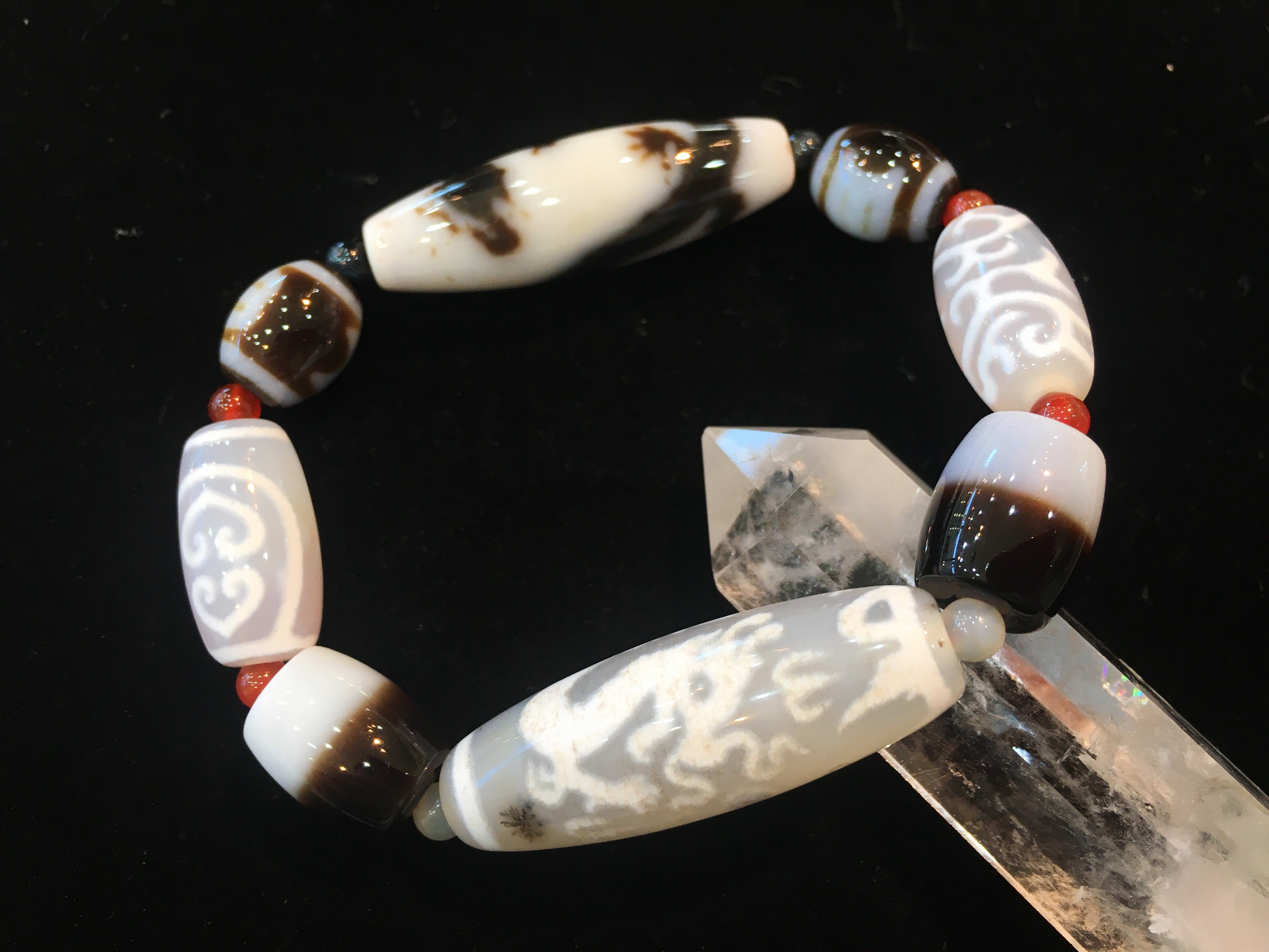 模様がくっきり！白龍神天珠様！パワー強ーい！ 模様がくっきり！白