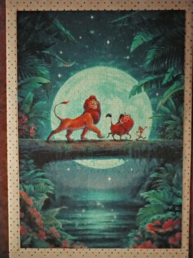 暗闇で光る⭐︎ライオンキング パズル 1000ピース ジグソーパズル1000