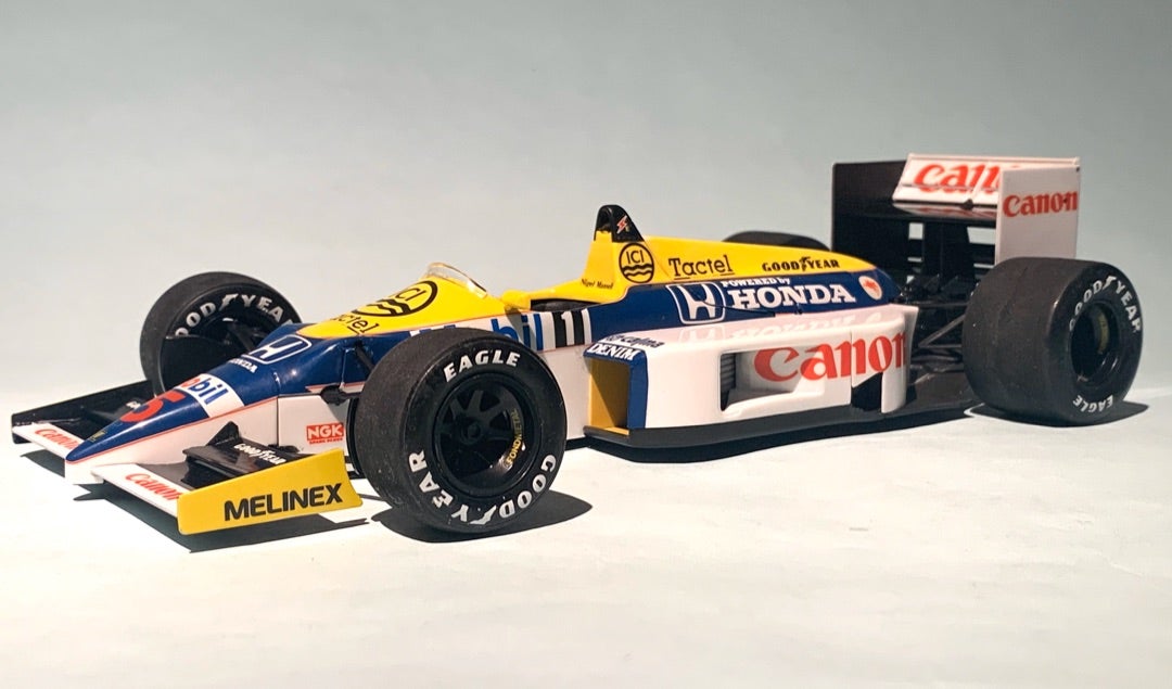 タミヤ1/20 ウイリアムズ・ホンダF1 '86チャンピオンマシン 完成