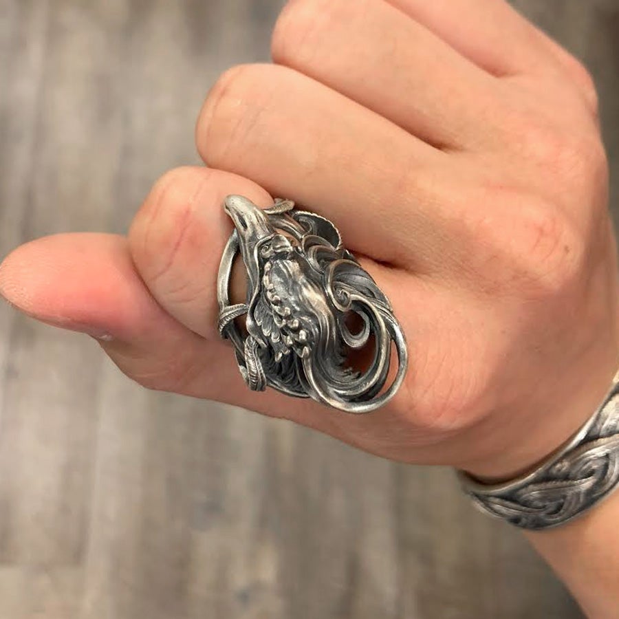 Stream鳳凰 ring | SILVER GEEKS (シルバーギークス）