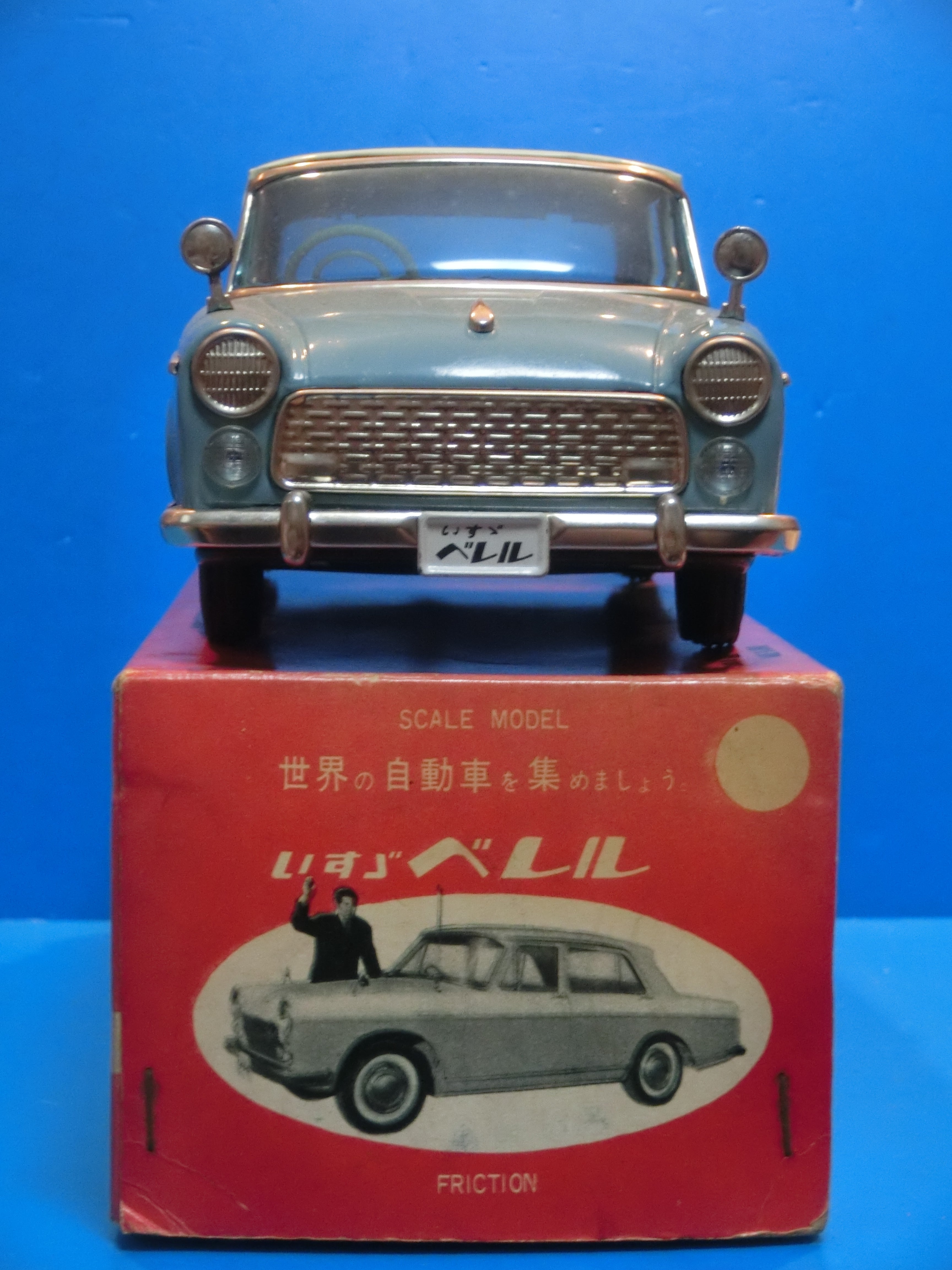 ☆1962年バンダイいすゞベレル栄光の三角テール大盛屋 ～ ブリキ自動車