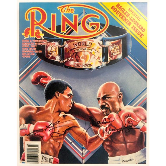 シュガーレイレナード サイン入りグローブ お宝】シュガーレイレナード