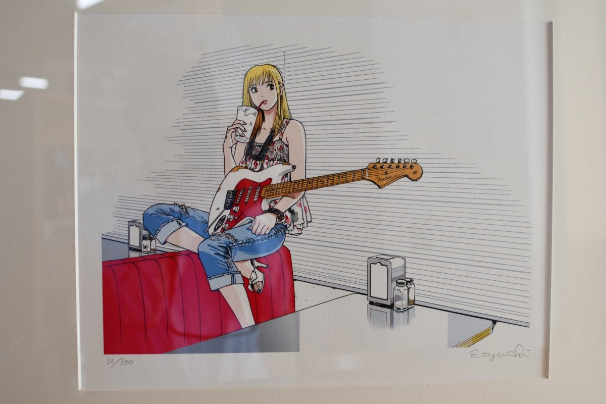 江口寿史：ストップひばりくんの「ストラトキャスター」復刻版