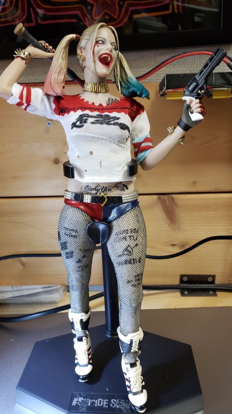 ハーレクイン43cm大型フィギュア クレイジートイズ ( 訳あり