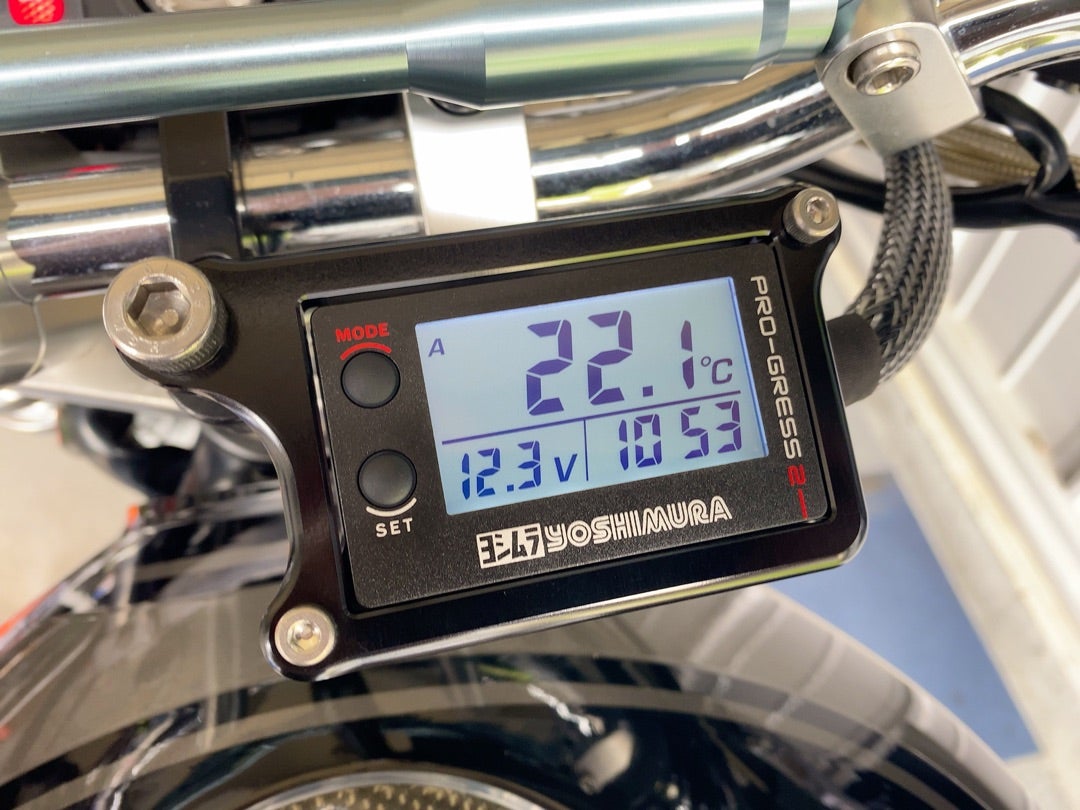 Gセンサー付き PRO-GRESS2 マルチテンプメーター CB750K PRO-GRESS2