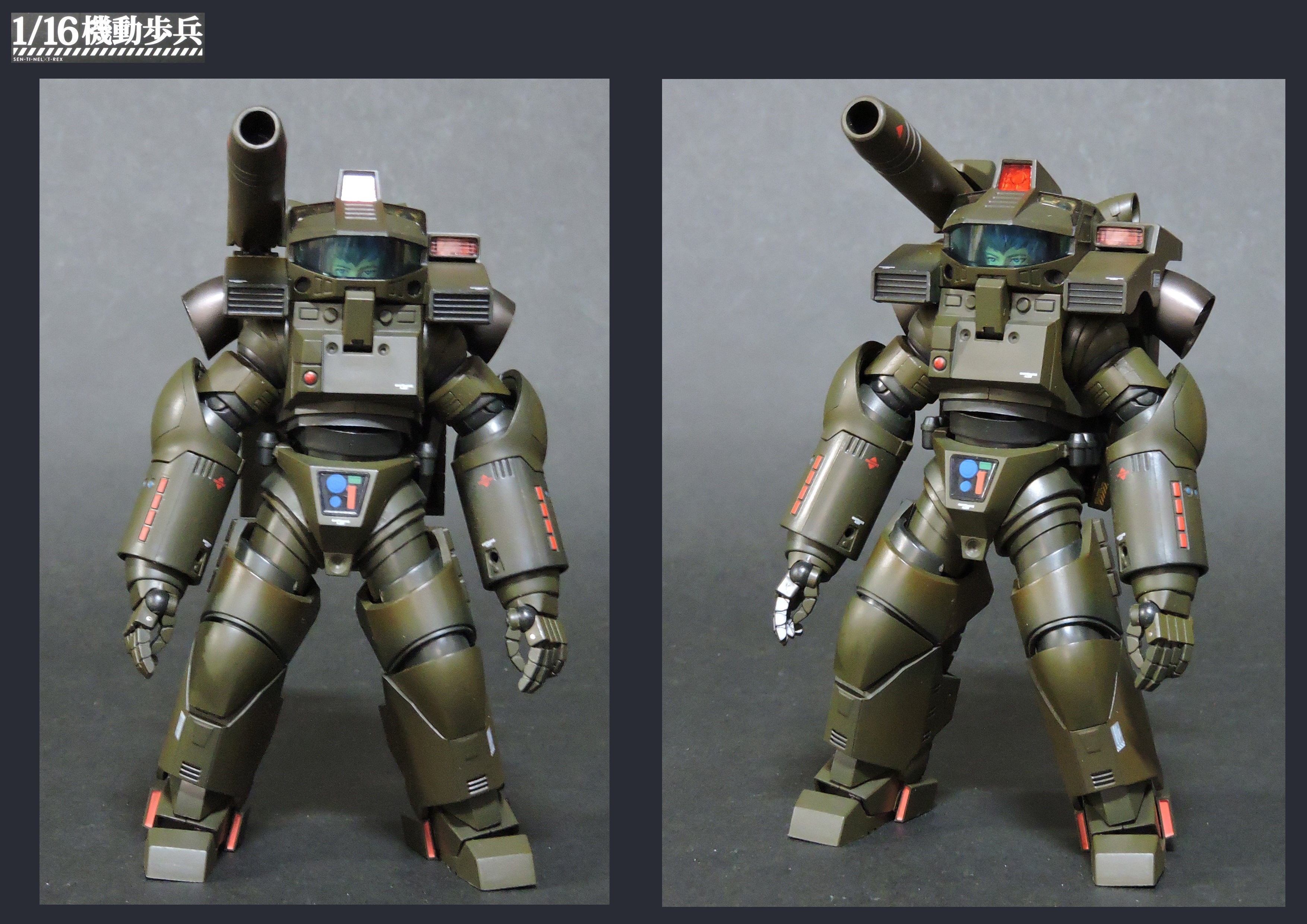 千値練×T-REX 1/16機動歩兵 その3 | ボトムズの日々