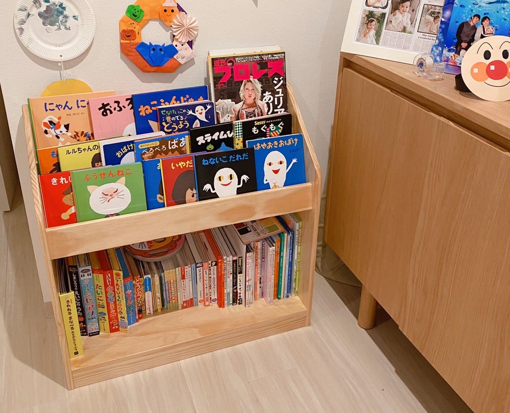 ずっと欲しかった、子供用絵本棚。 | 眞田佳織オフィシャルブログ