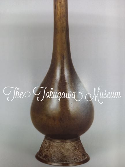 胡銅 大名物写 鶴一声花入 南京染付 ホビー・楽器・アート 茶道具